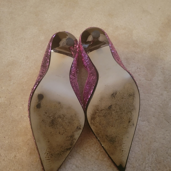 Guess Purple Sparkle Heels - Picture 6 of 6